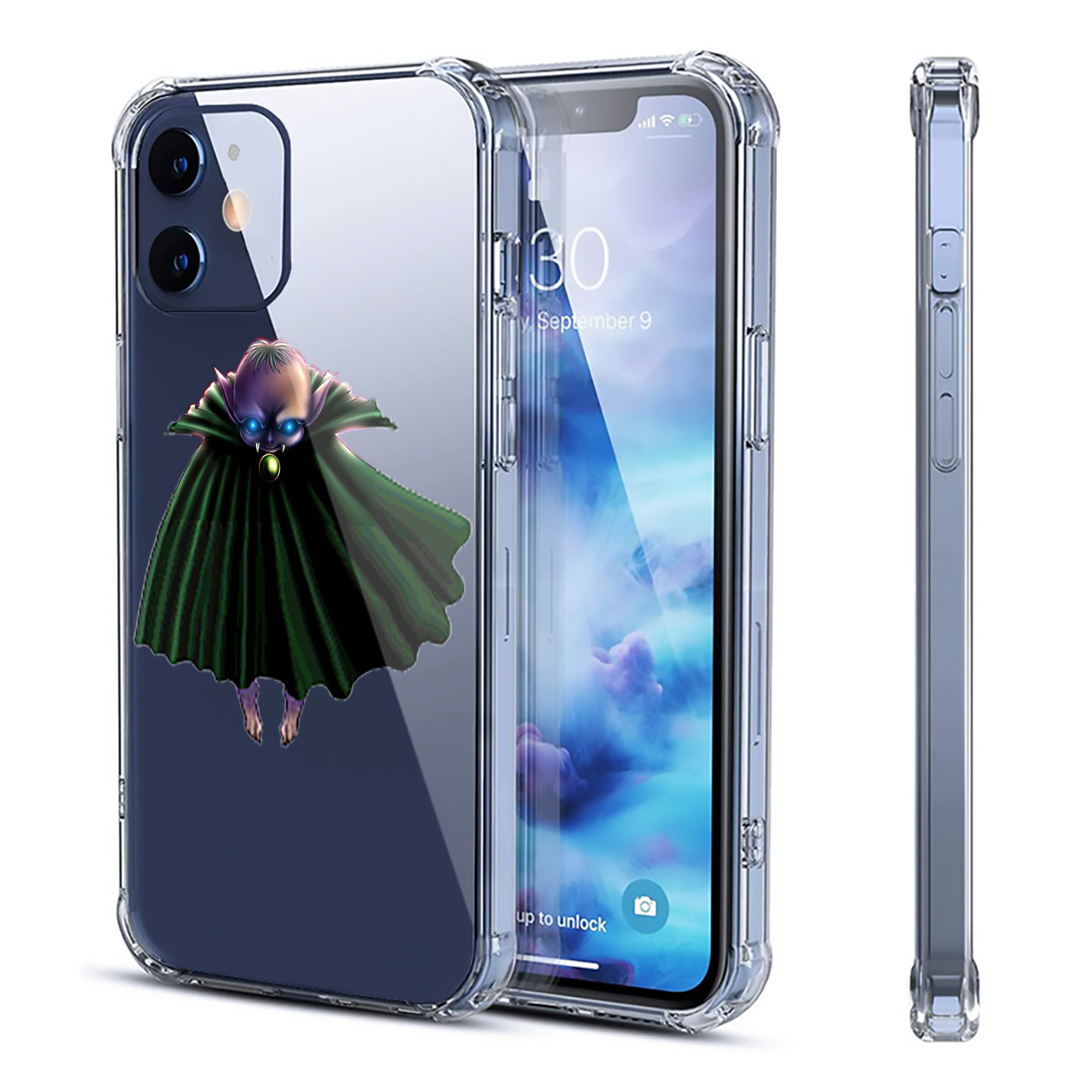 （画像用） 遊☆戯☆王 Yu-Gi-Oh! 【iPhone 12シリーズ対応】透明スマホケース（クリアソフトケース）